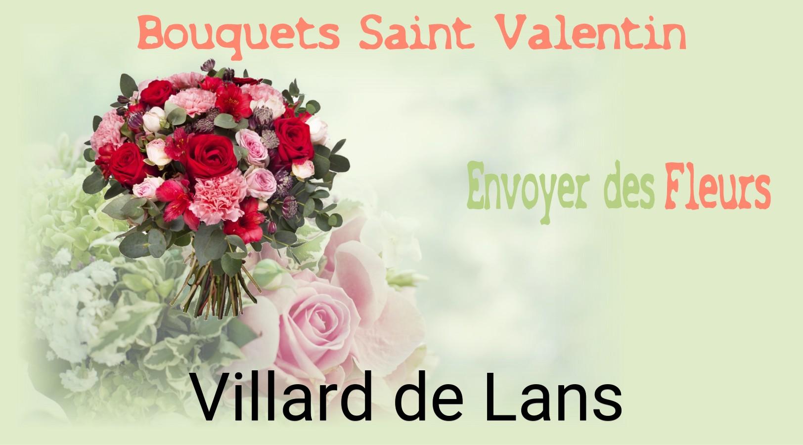 Roses de Saint-Valentin livrées à Villard-de-Lans
